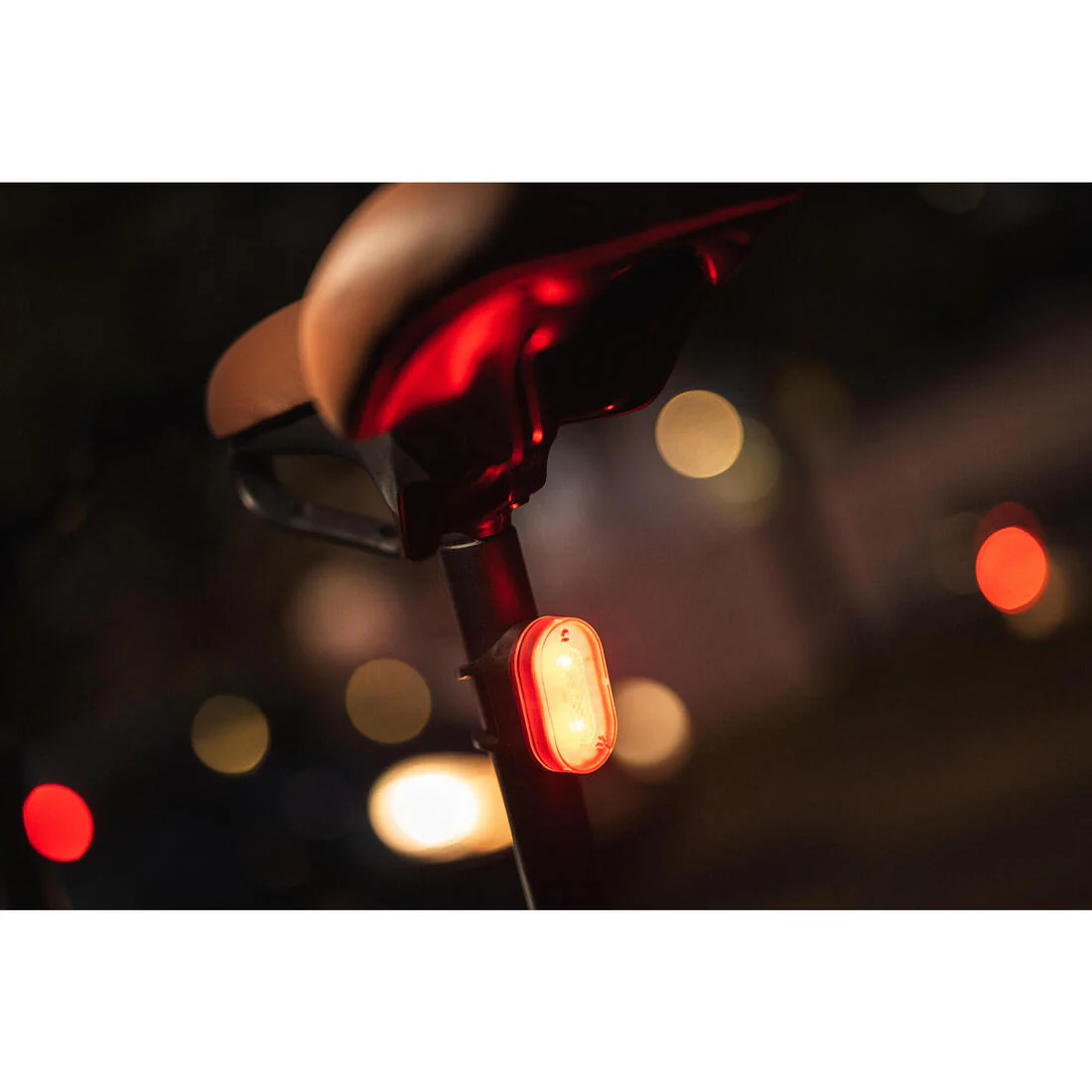 2 Luces Bicicleta SL510 Delantera/Trasera Negro USB Clip - Image 11