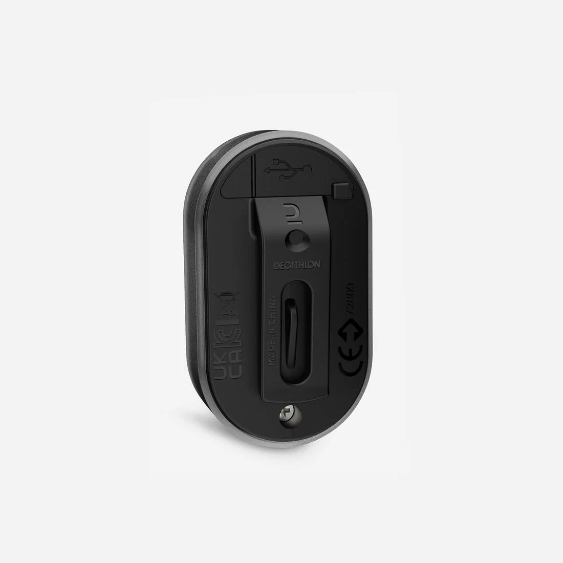 2 Luces Bicicleta SL510 Delantera/Trasera Negro USB Clip - Image 2