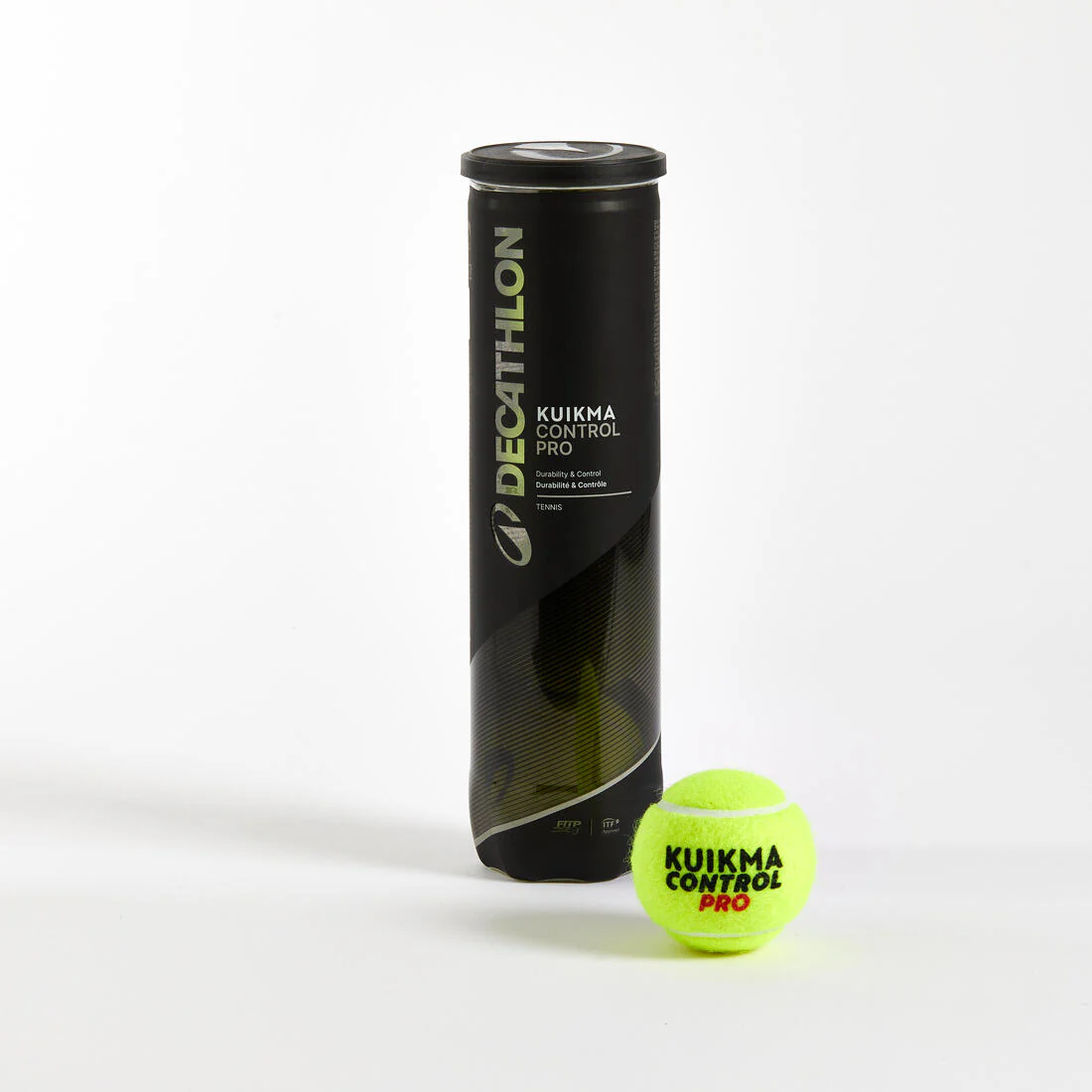 4 pelotas de tenis amarillas Artengo Control Pro - Image 2