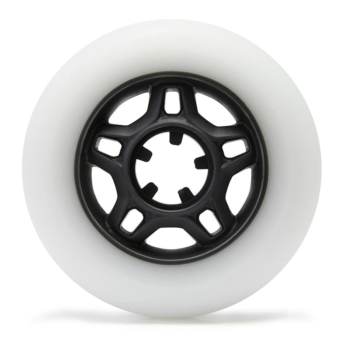 4 ruedas patines adulto FIT 80 mm. 80A blanco - Image 4