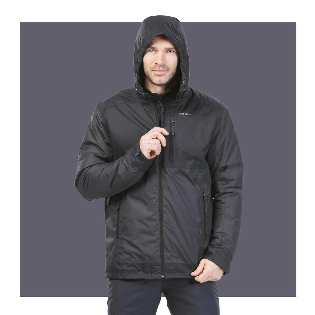 Abrigo de tejido polar impermeable para senderismo para hombre SH500 -10 °C - Image 22