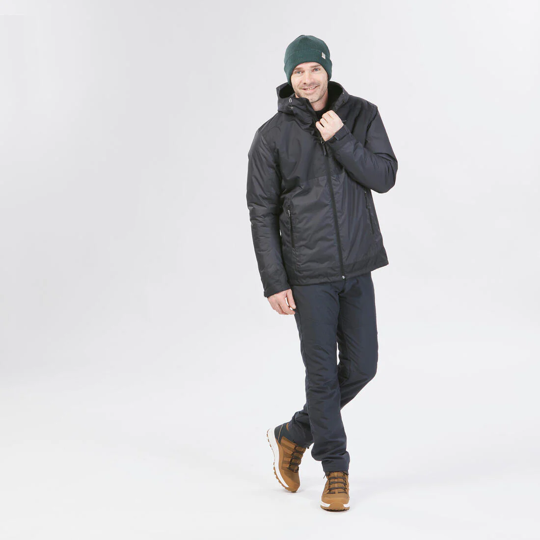 Abrigo de tejido polar impermeable para senderismo para hombre SH500 -10 °C - Image 3