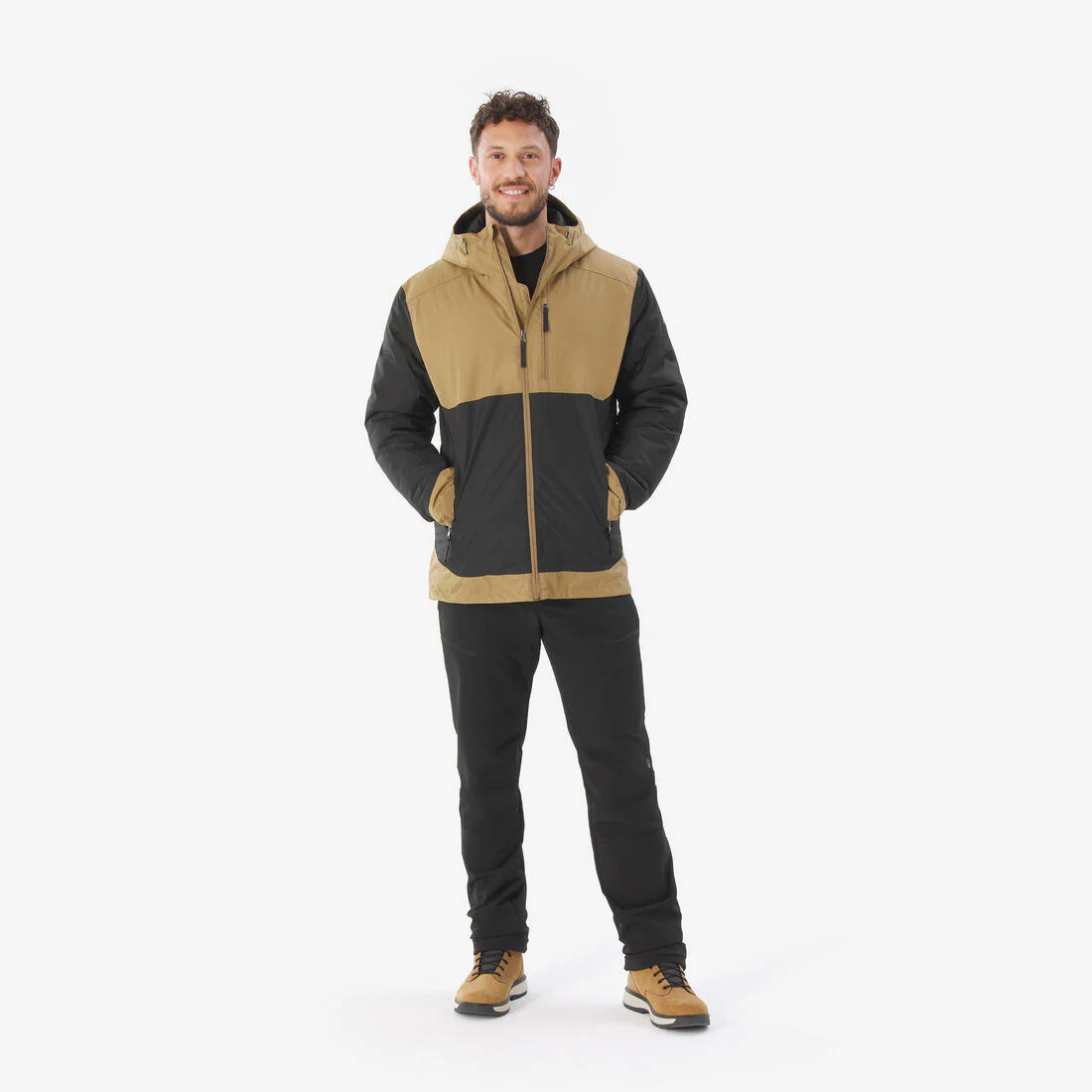 Abrigo de tejido polar impermeable para senderismo para hombre SH500 -10 °C - Image 4