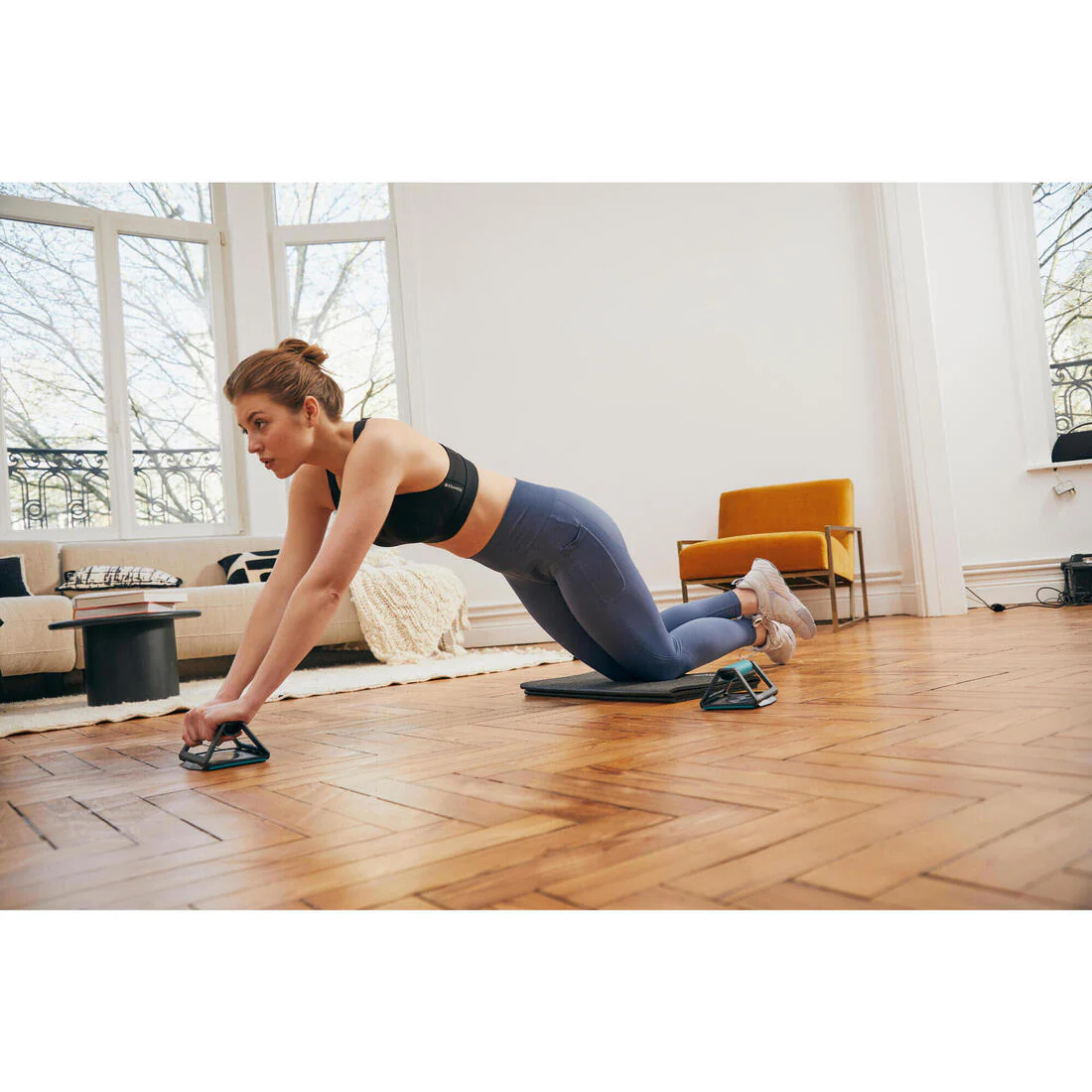 Agarraderas de musculación para flexiones 4 en 1 Push Up & Slide - Image 13