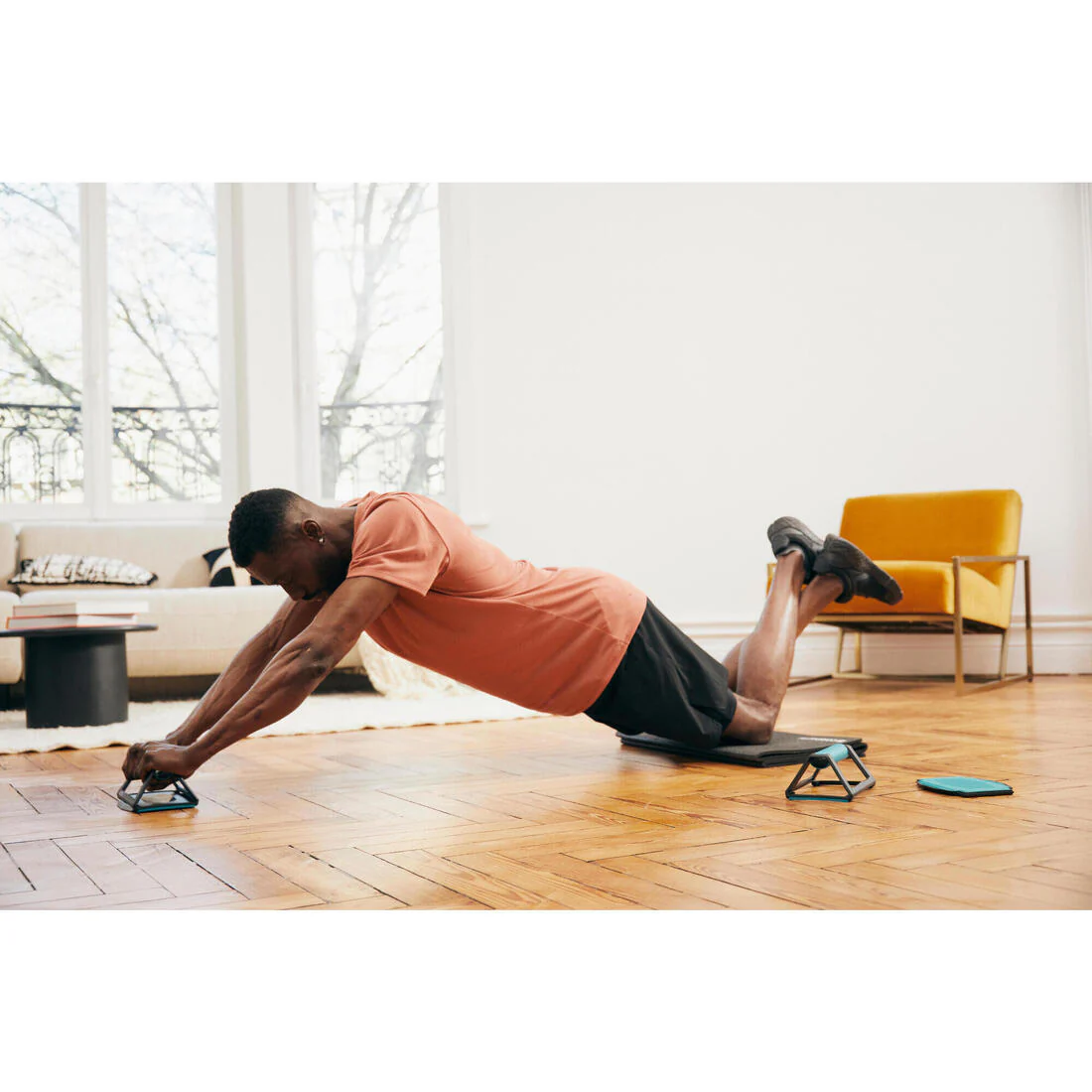 Agarraderas de musculación para flexiones 4 en 1 Push Up & Slide - Image 16