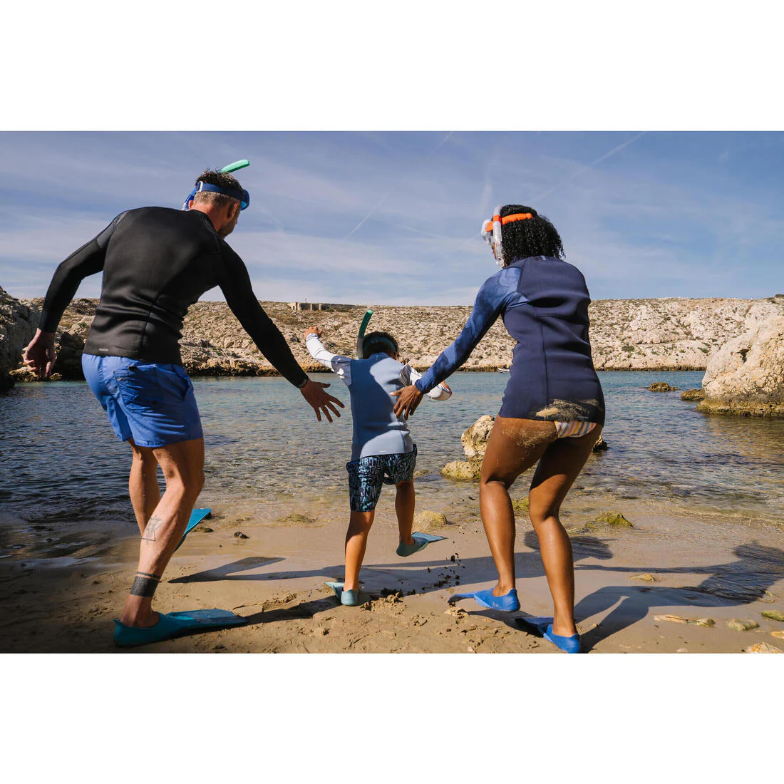 Aletas Buceo FF 100 Niños Soft - Image 16