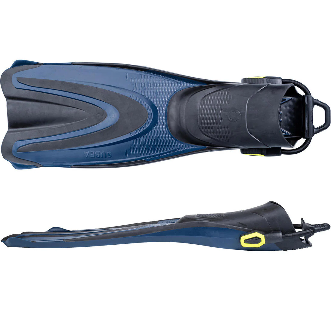 Aletas Buceo OH 500 Soft Azul Turquesa Ajustables - Image 3