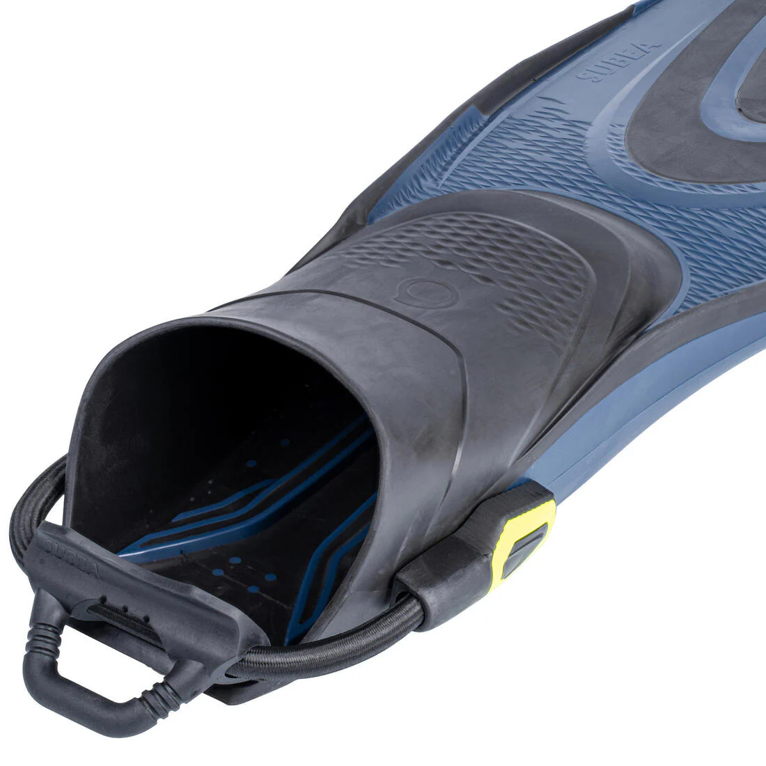 Aletas Buceo OH 500 Soft Azul Turquesa Ajustables - Image 6