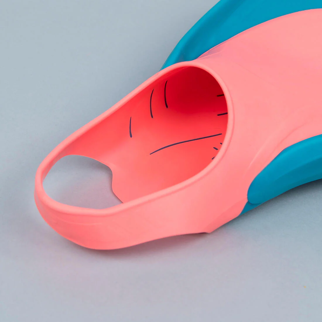 Aletas de Natación Tonifins 500 Azul Coral - Image 8