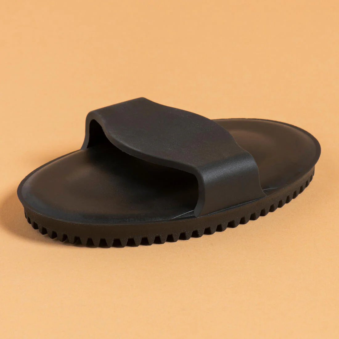 Almohaza flexible de equitación negra (pequeña) - Image 3