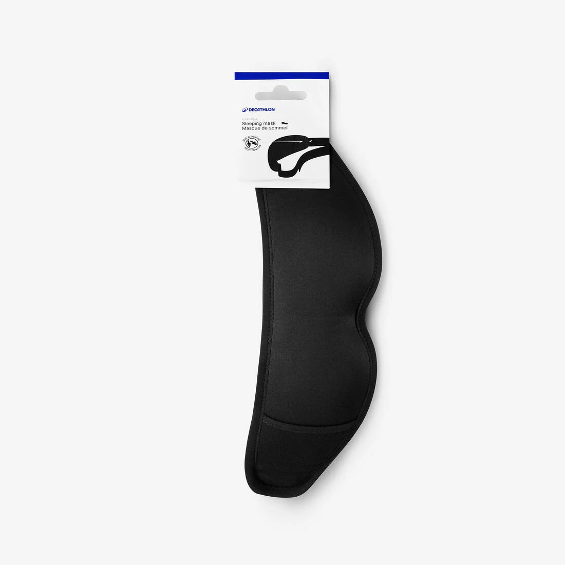 Antifaz de trekking y viaje para dormir negro NH500 Travel
