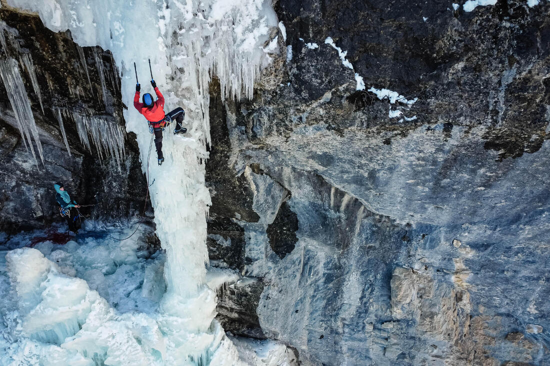 Arnés de escalada y alpinismo azul para hombre Vertika - Image 9