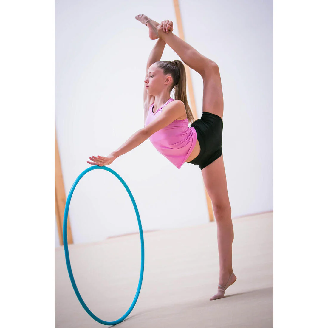 Aro de Gimnasia Rítmica de 85 cm turquesa - Image 3