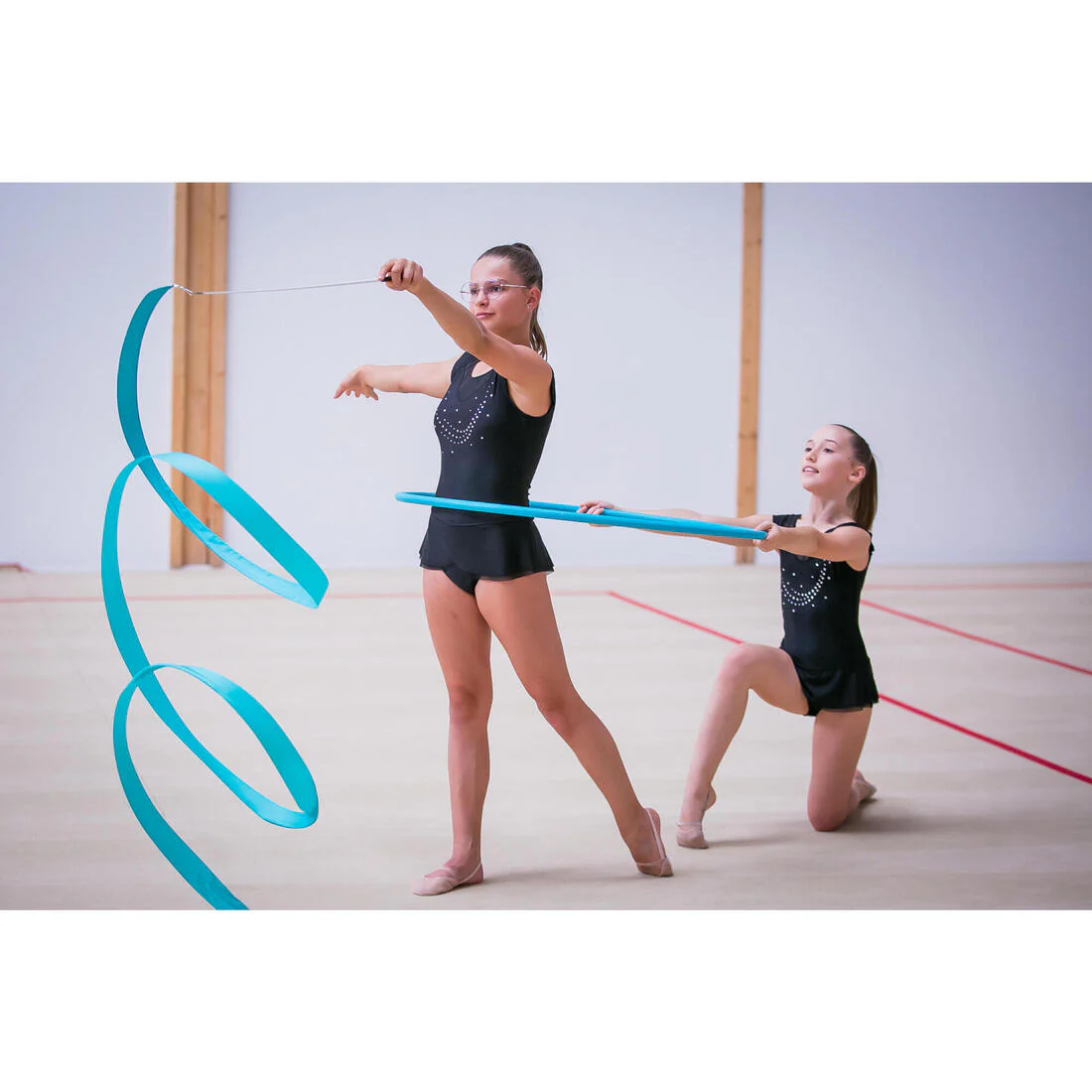 Aro de Gimnasia Rítmica de 85 cm turquesa - Image 6