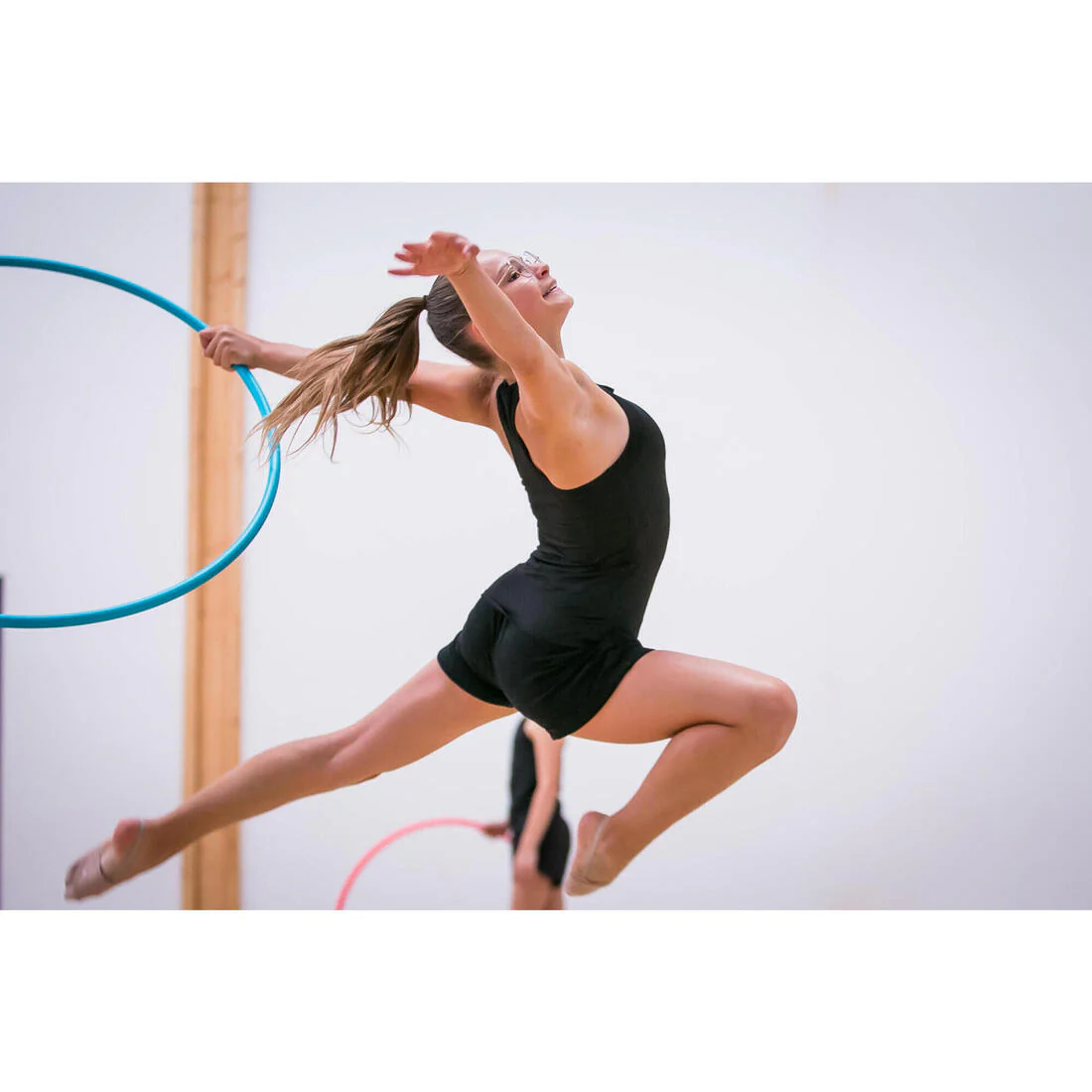 Aro de Gimnasia Rítmica de 85 cm turquesa - Image 7