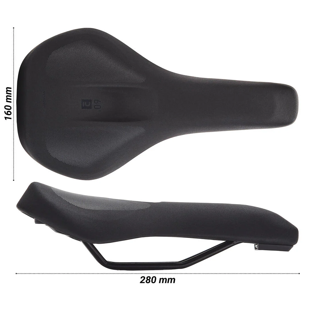 Asiento de bicicleta de trekking y ciudad de 60° con memory foam - Image 3