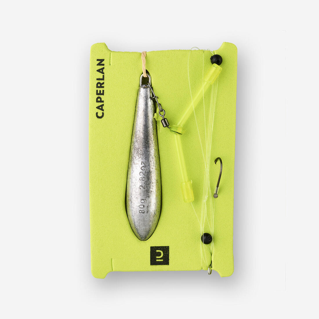 Montaje de surfcasting con carga con plomo corredizo de 80 g - Image 2