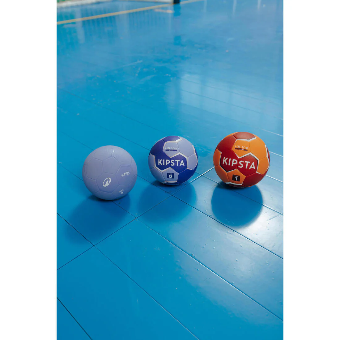 Balón de balonmano talla 0 - H100 SOFT iniciación PVC violeta - Image 5