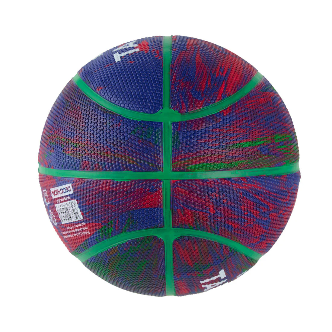Balón de básquetbol - K500 Rubber - Talla 3 - Morado Rosa Verde - Image 3