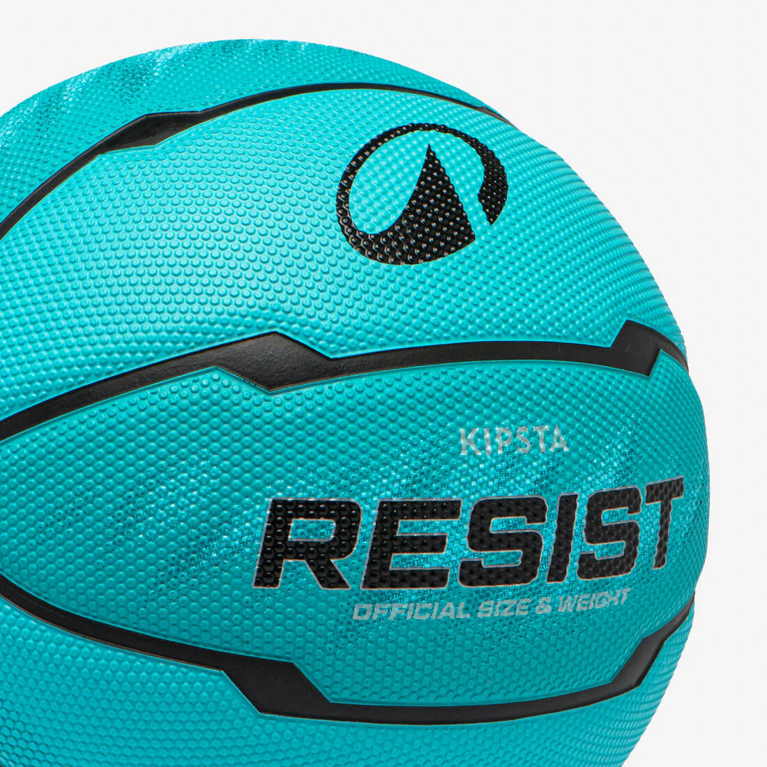 Balón de básquetbol para exterior talla 6 turquesa para niños/mujeres Resist - Image 4