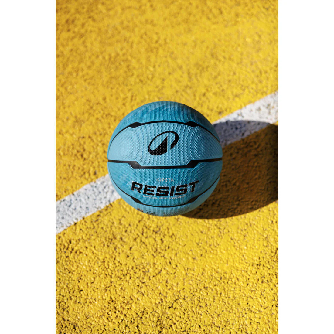 Balón de básquetbol para exterior talla 6 turquesa para niños/mujeres Resist - Image 5