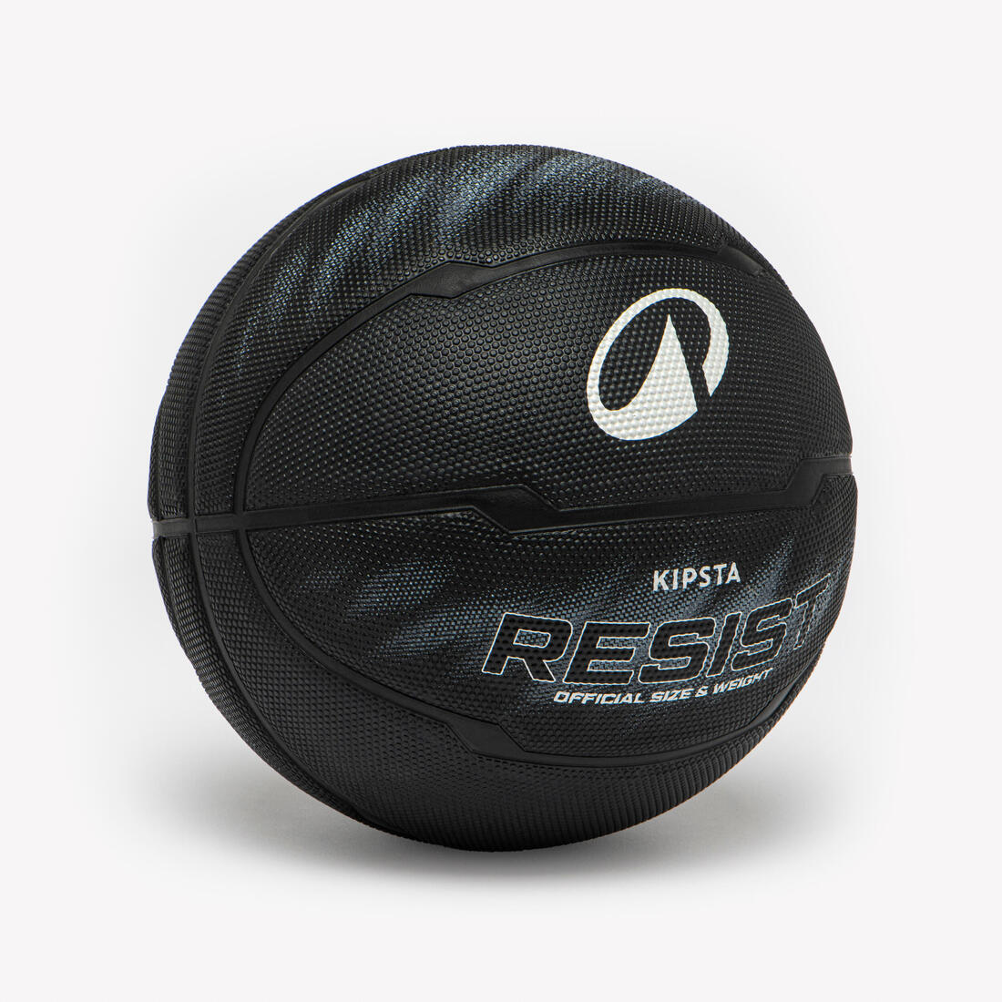 Balón de básquetbol para exterior talla 7 negro para niños/ hombres Resist - Image 3