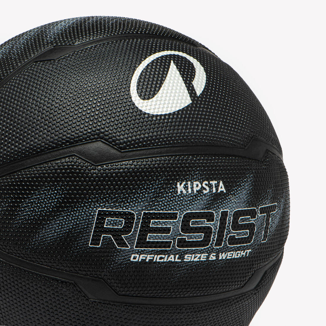 Balón de básquetbol para exterior talla 7 negro para niños/ hombres Resist - Image 4