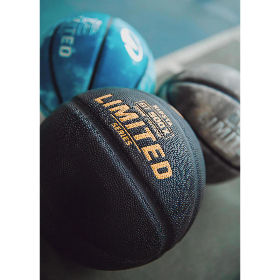Balón de básquetbol talla 7 negro con oro BT500 - Image 32