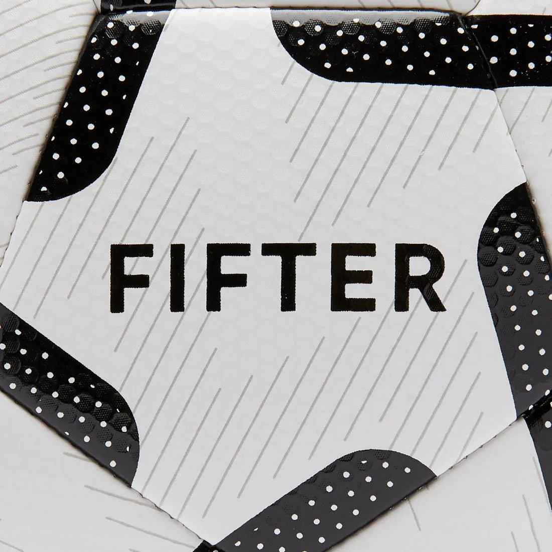Balón de Fútbol 5 Fifter Society 500 talla 5 blanco negro - Image 6