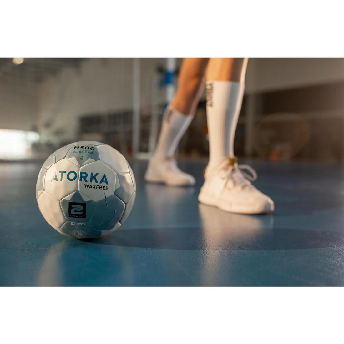 Balón de handball sin resina talla 2 H500 Wax Free - Image 3