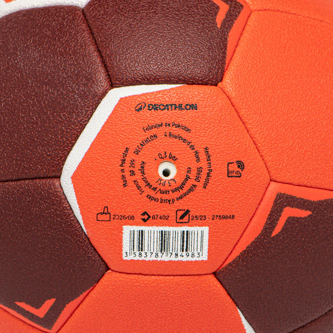 Balón de handball talla 1 naranja HB100 Light - Image 8