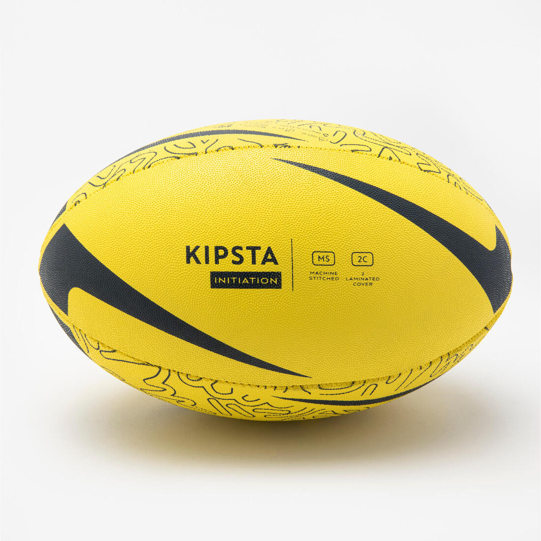 Balón de rugby niño - R100 iniciación light talla 3 amarillo