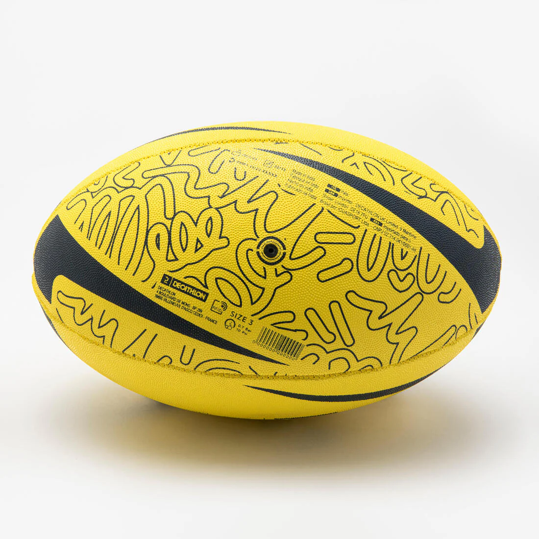 Balón de rugby niño - R100 iniciación light talla 3 amarillo - Image 3
