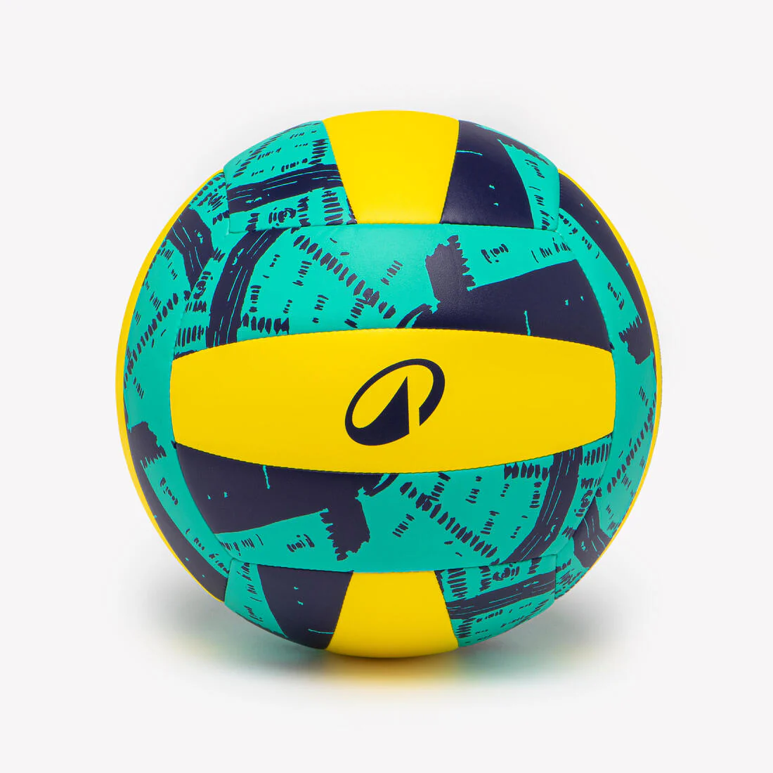 Balón de voleibol azul con amarillo VB100