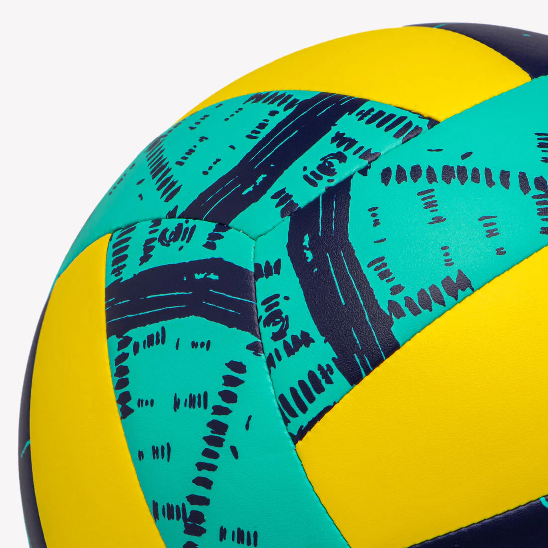 Balón de voleibol azul con amarillo VB100 - Image 4