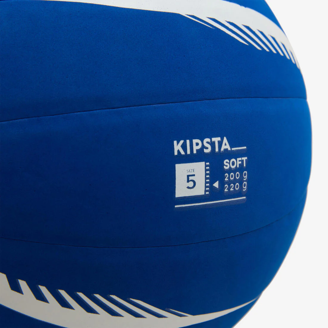 Balón de voleibol azul con blanco de 200/220 g VB500 Soft - Image 4