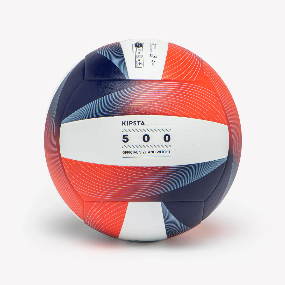 Balón de voleibol gris, azul y rojo V500 - Image 13