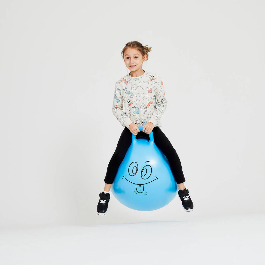 Balón saltador Resist 60 cm gimnasia niños azul - Image 8