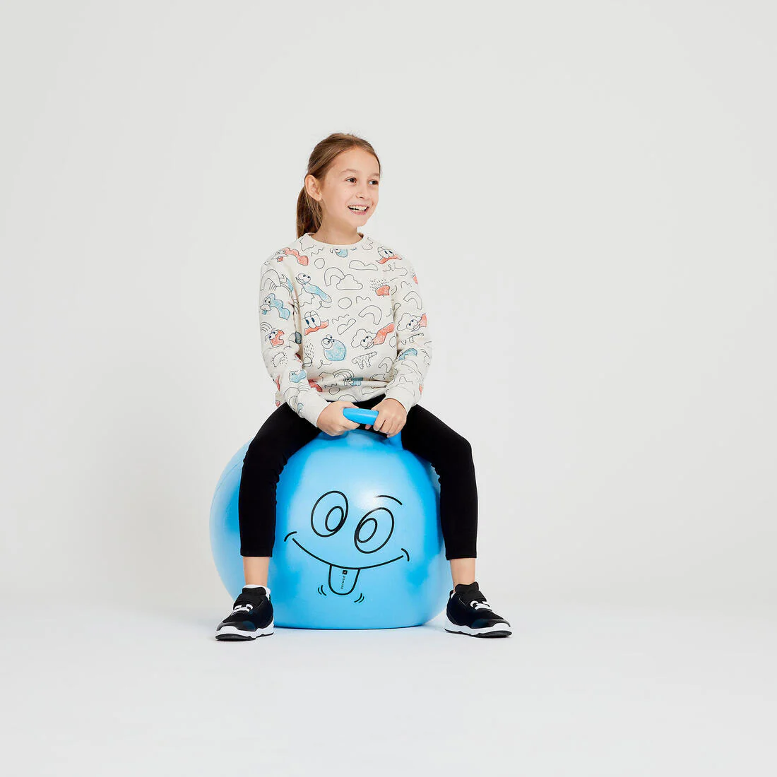 Balón saltador Resist 60 cm gimnasia niños azul - Image 9