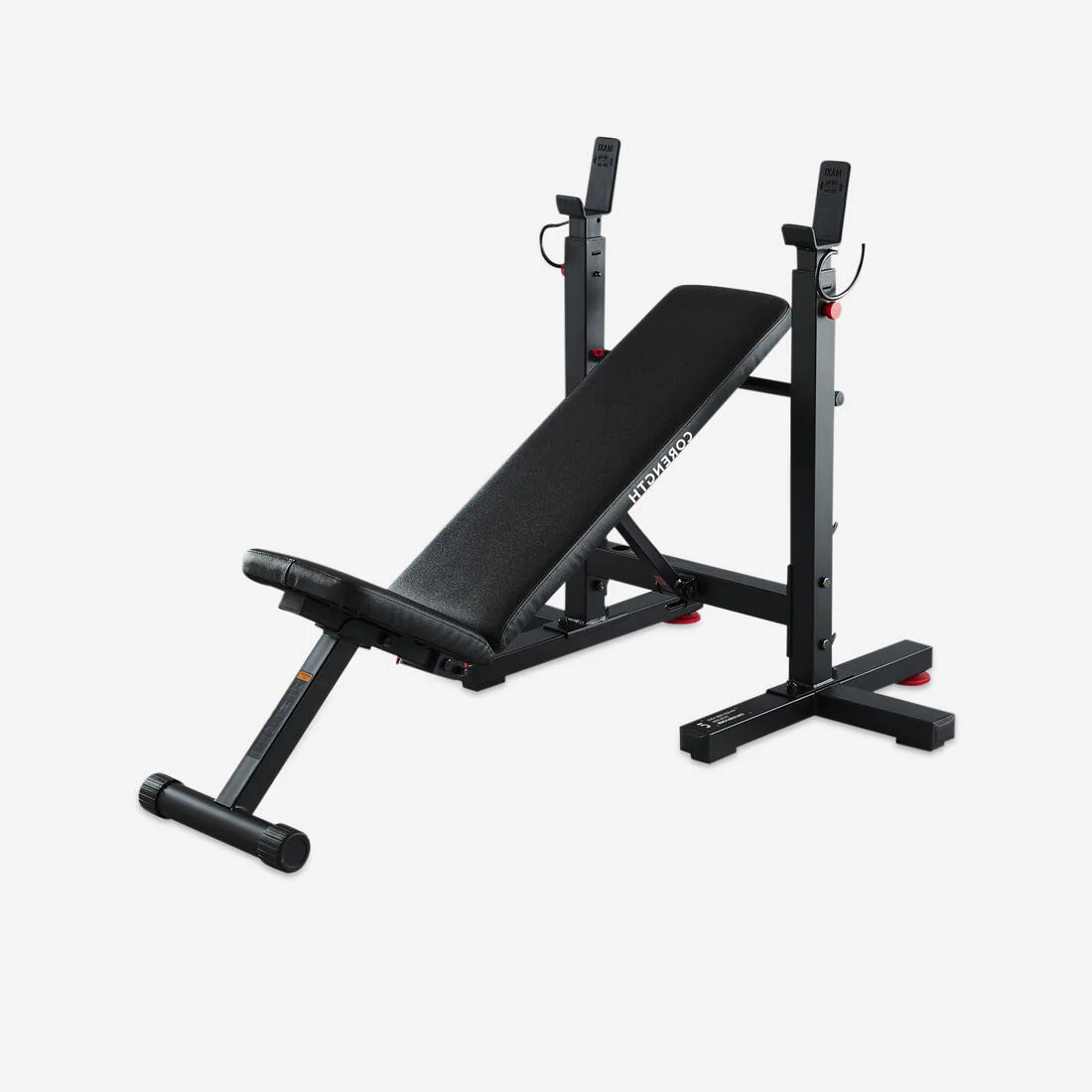 Banco de musculación para press de pecho plegable y reclinable