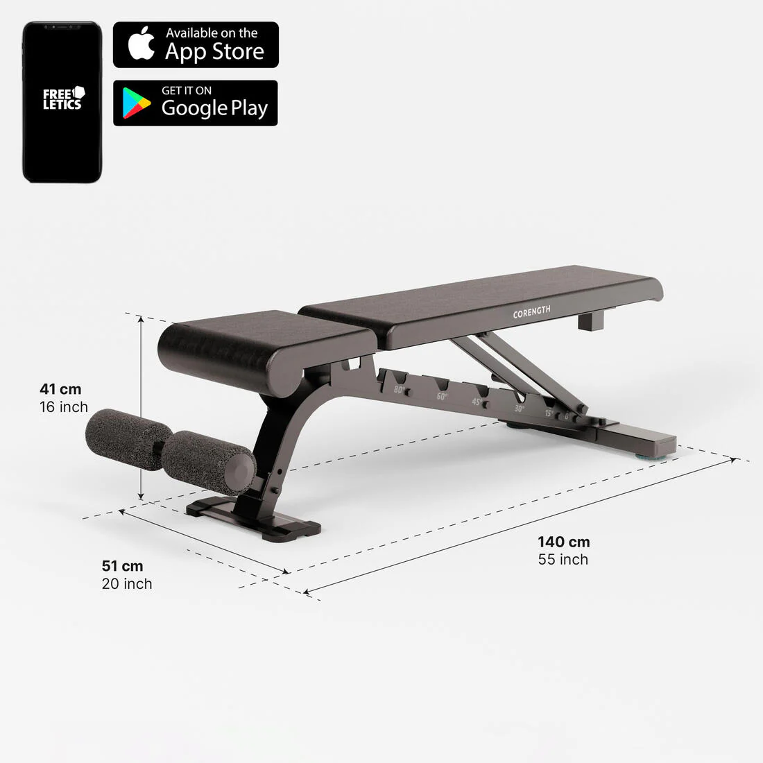 Banco Musculación Bench 900 Reforzado Inclinable Reclinable - Image 2