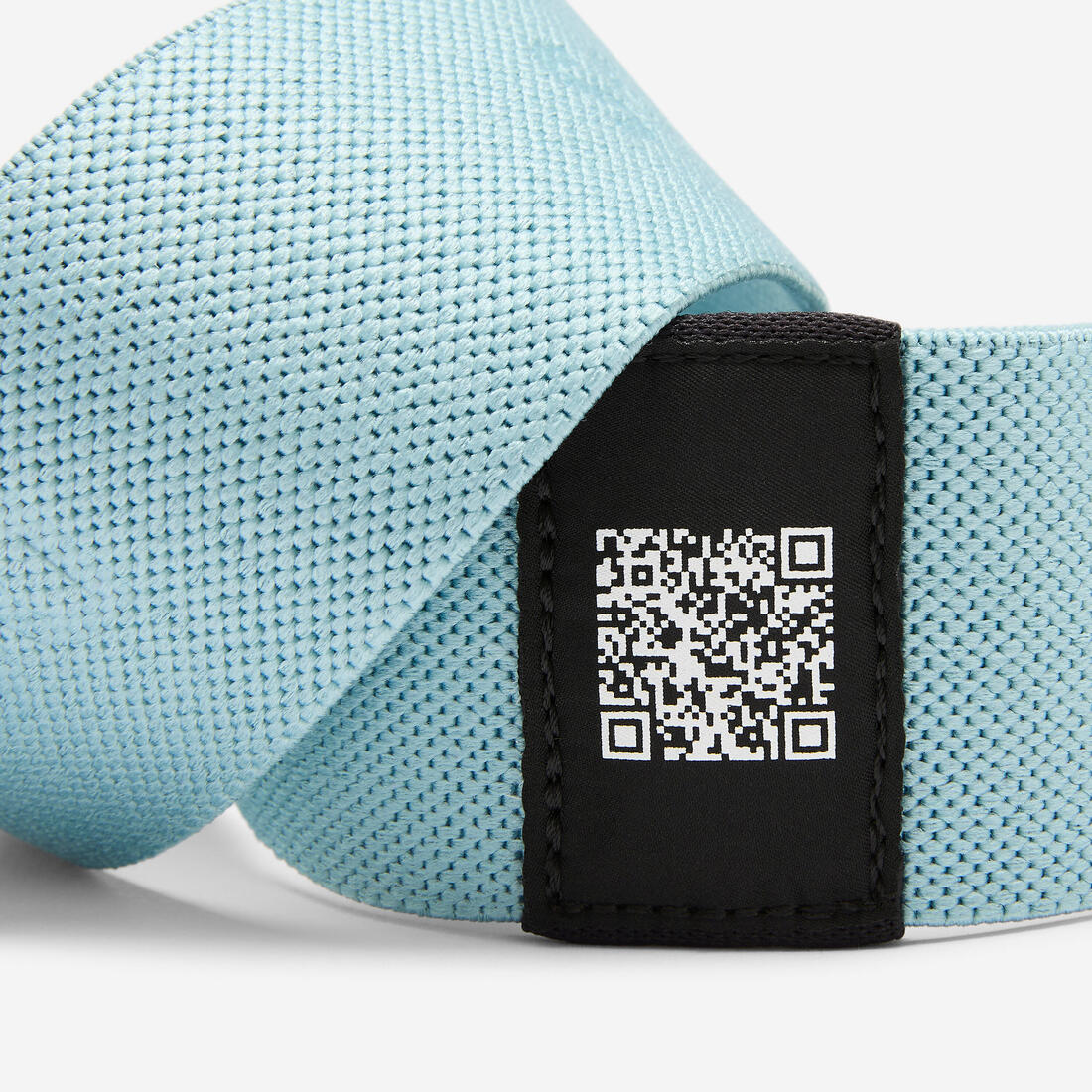 Banda elástica de fitness de tela con resistencia ligera para glúteos azul - Image 3