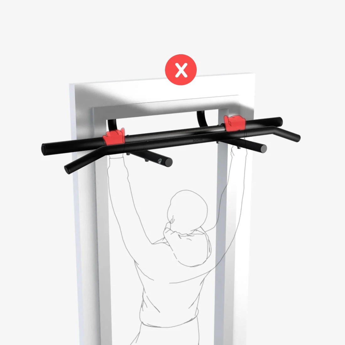 Barra de dominadas de musculación para puerta - Image 11