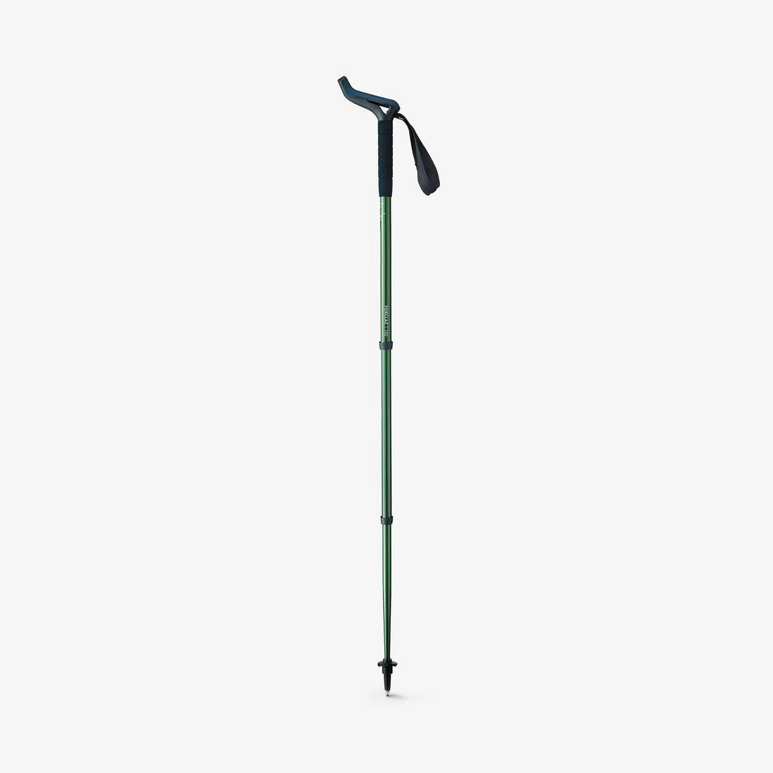 Bastón de senderismo ergonómico verde MT100 - Image 2