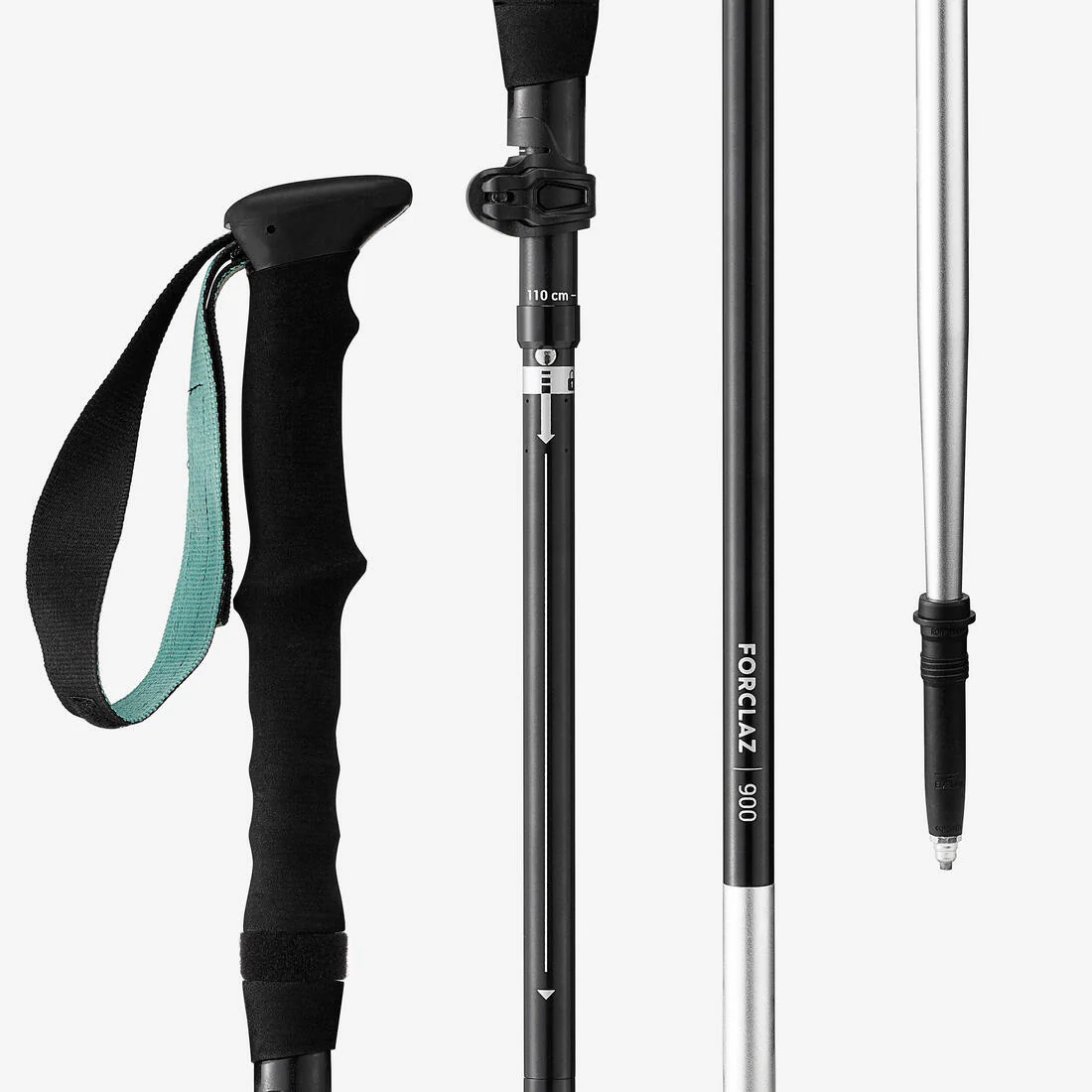 Bastón de trekking ultracompacto negro MT900 - Image 4