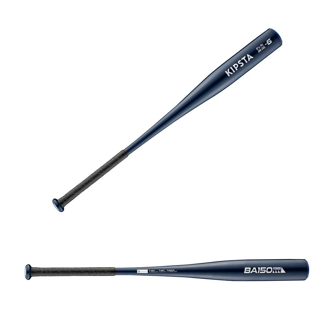 Bate de béisbol de aluminio infantil negro de 29" o 32" BA150 POWER - Image 12