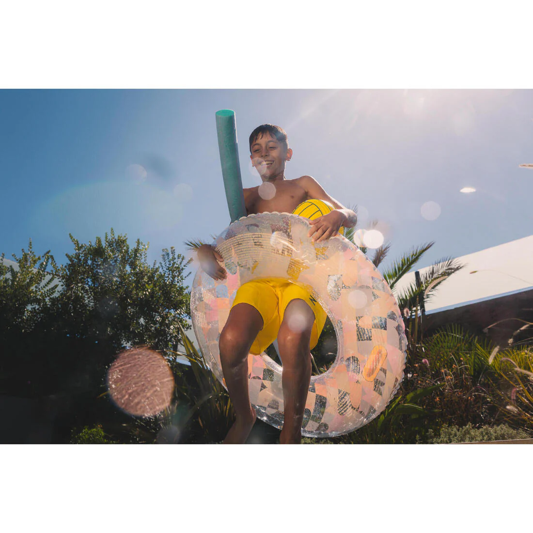 Bermuda de natación amarilla para niños 100 - Image 5