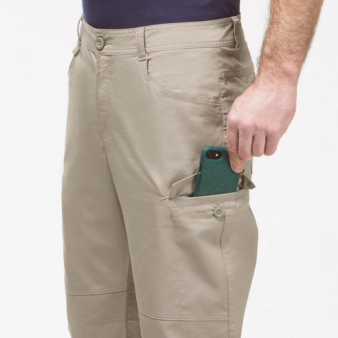 Bermuda de senderismo beige para hombre NH500 - Image 4