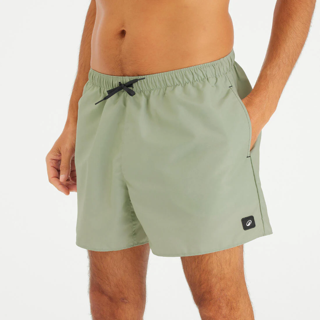 Bermuda de surf con bolsillos color teja para hombre Hendaia 100 - Image 3