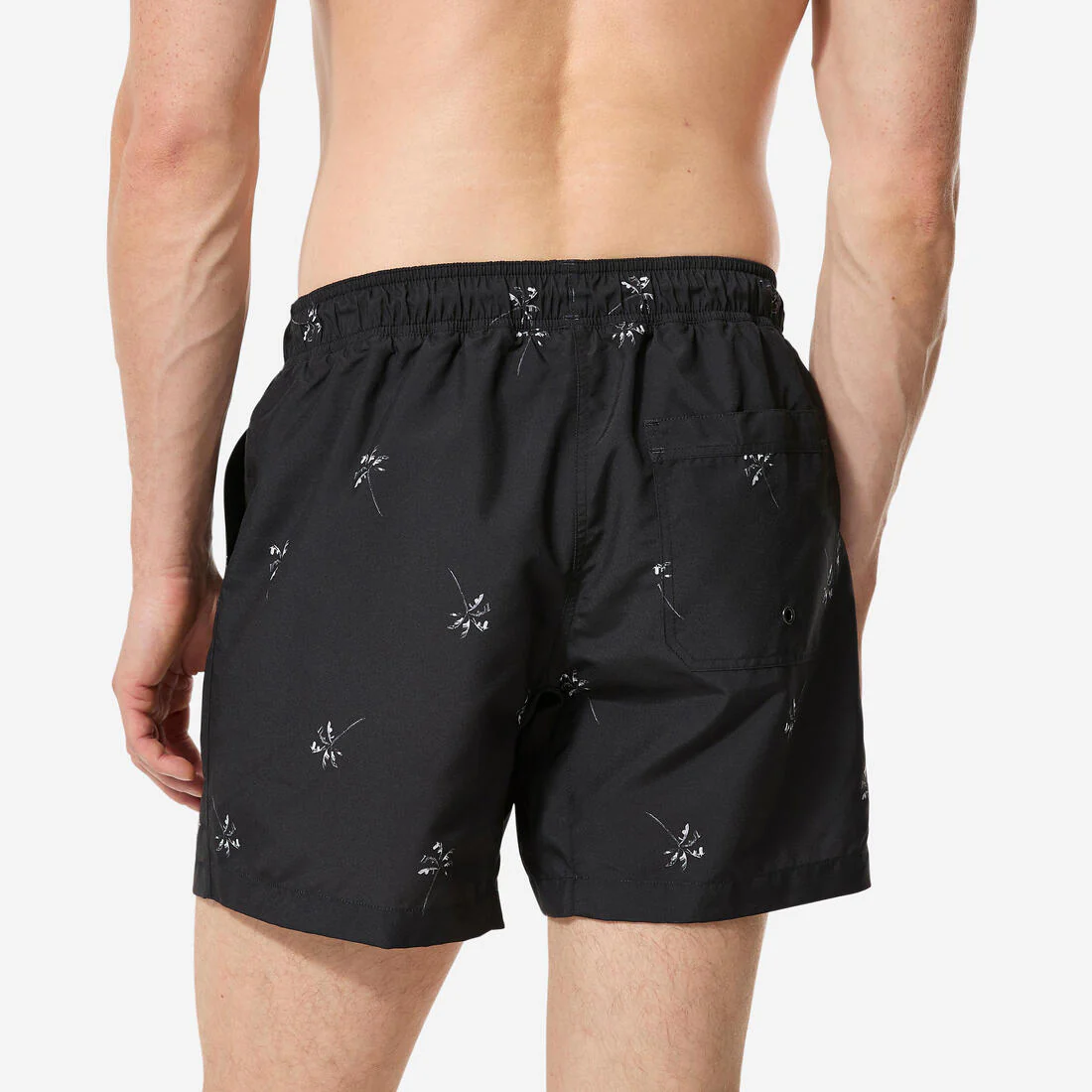 Bermuda de surf corta de 15" negra para hombre 100 Palmito - Image 11